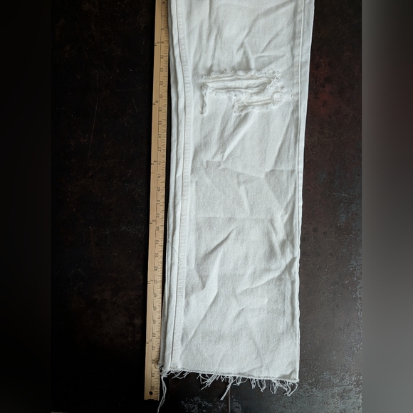 Zara Cream Denim Pants - Picture 4 of 8